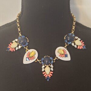 J Crew Stone Bib Necklace